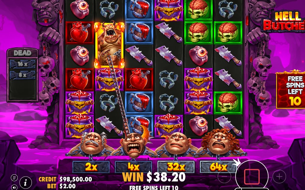 Kvarvarande spel och stigande multiplikator i Free Spins
